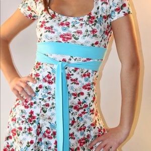 MADE IN ITALY F.FERRANTE Floral Jersey Dress